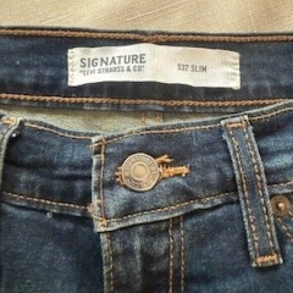 Signature Levi Strauss Slim Jeans 32x34 - Picture 3 of 7